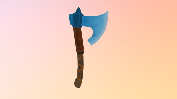 Texture Painting an Axe 3D Model