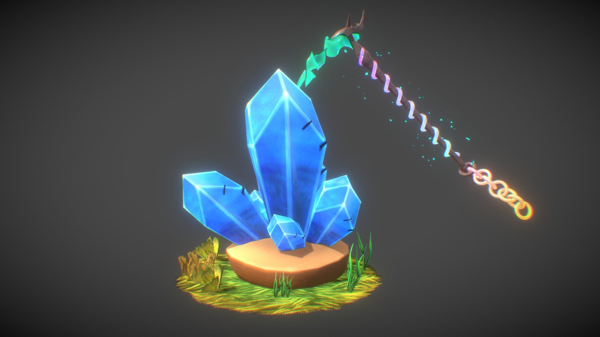 Frost Sycthe - 3D model by Xixama (@crazzyboyy32) [0637806] - Sketchfab