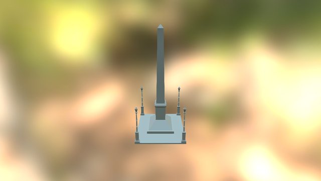 Obelisco BH 3D Model