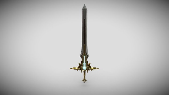 El'druin Tyrael Sword - Diablo 3D Model
