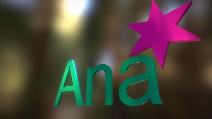 Anna Logotipo 3D Model