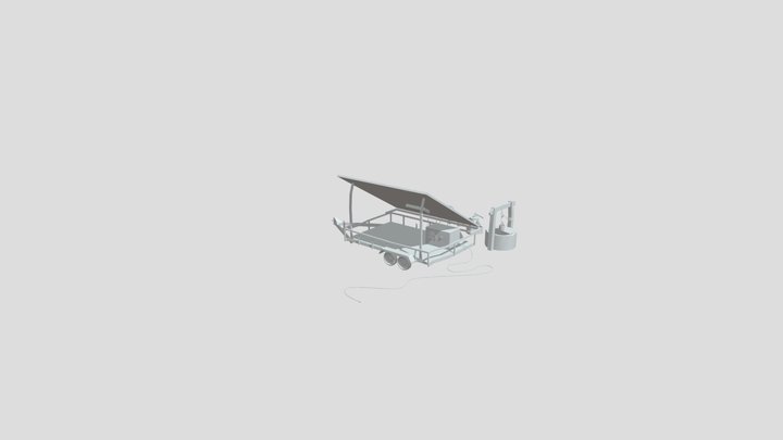 Eco-house - 5 Modeled Props 3D Model