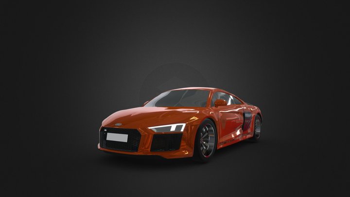 AUDI V8 R10 PLUS 3D Model