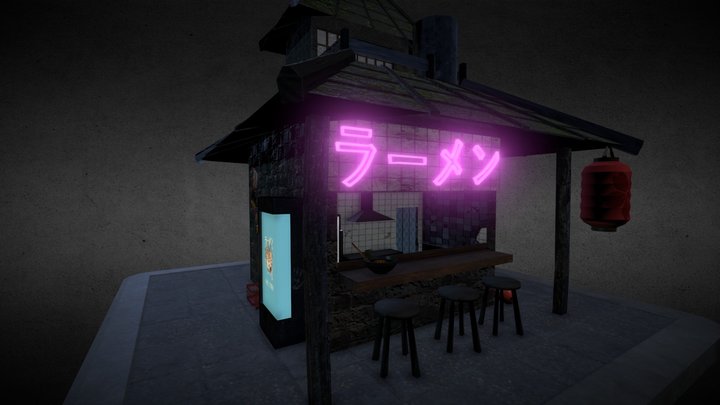 Ramen Shack 3D Model