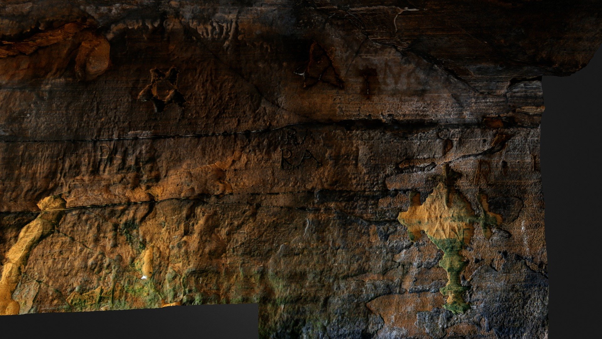 Pictish Carvings, Sculptors' Cave, Scotland