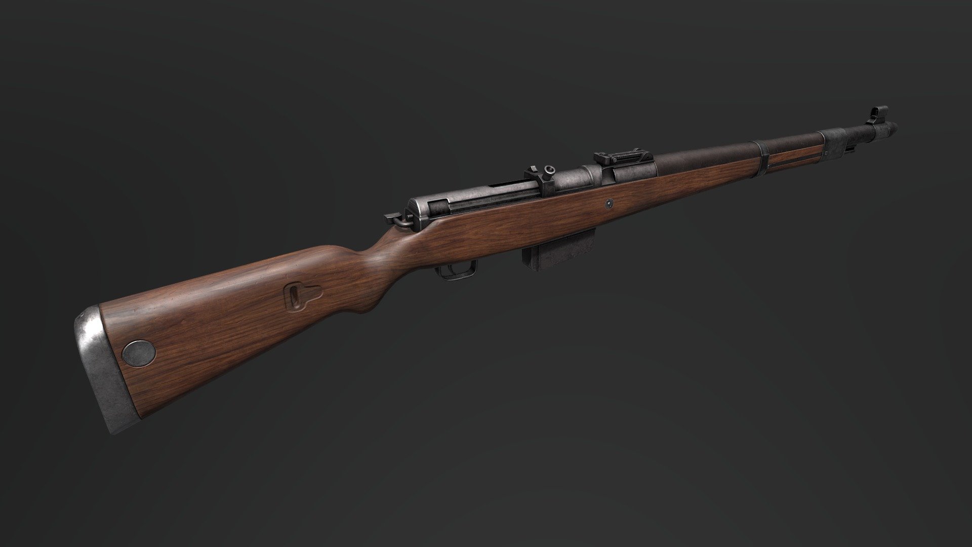 WWII German weapon Gewehr41(W) - 3D model by Harold Lee ...