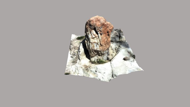 Απολιθωμένος Κορμός 74 (Πάρκο Σιγρίου MJT) 3D Model