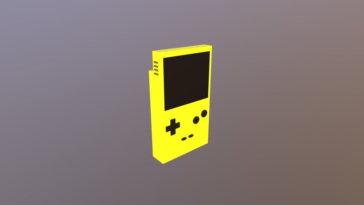 Gameboy Color 3D Model
