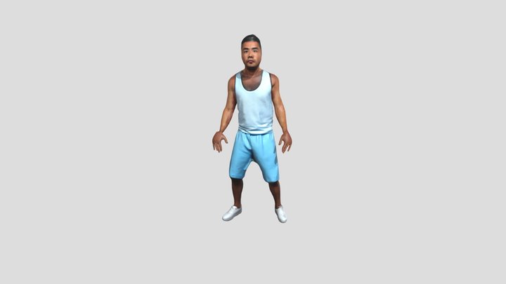 Animation_ Dying 3D Model
