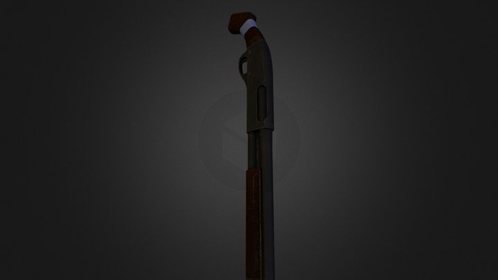 Дробовик 3D Model