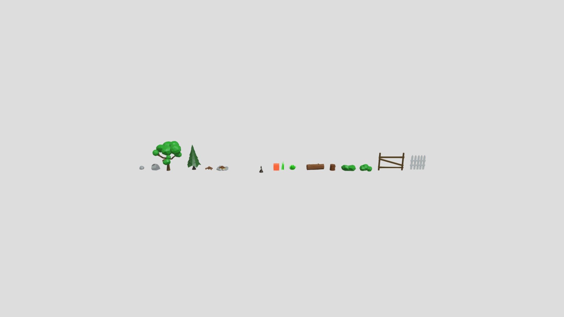 Asset Pack Low Poly By Zech