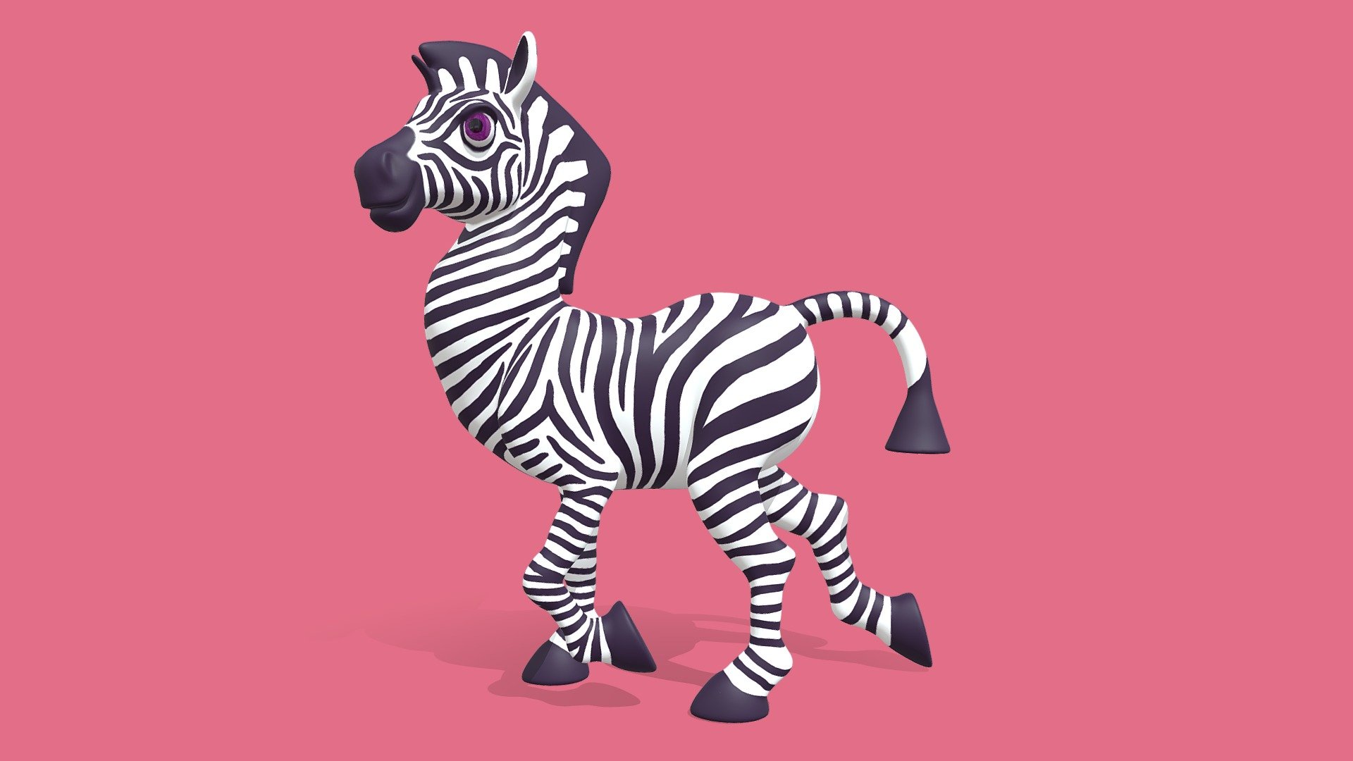 Zebra - Download Free 3D model by Alexa Kruckenberg (@AlexaKruckenberg ...