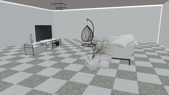 TV room 3D Model