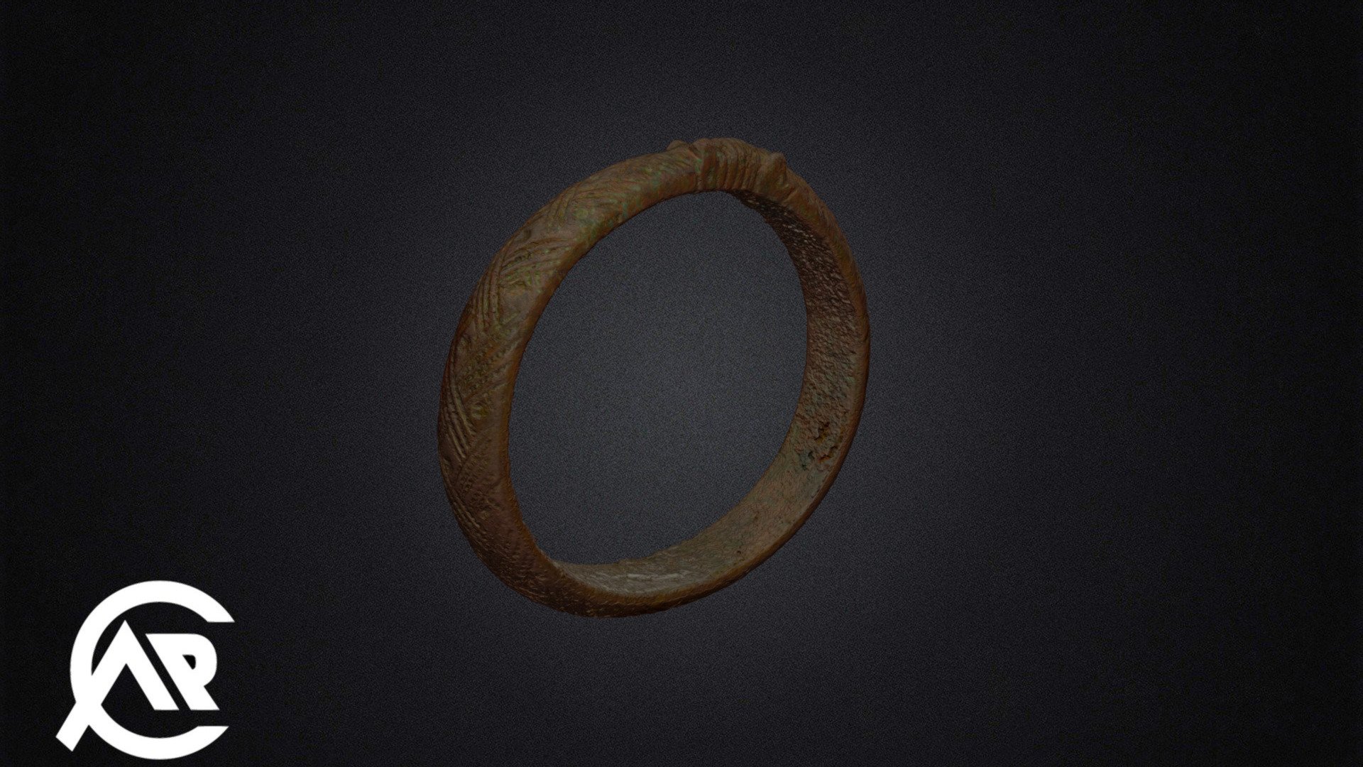 Bracelet with zoomorphic endings of 10th century - Download Free 3D ...