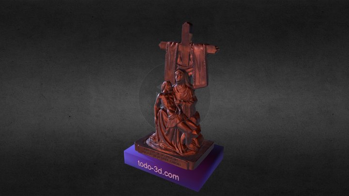 Virgen de las Angustias 3D Model