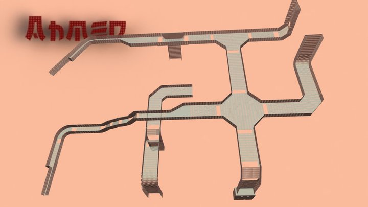 Cable tray assembly 3D Model