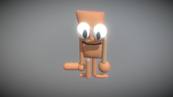 Tung Tung Tung Sahur 3d 3D Model