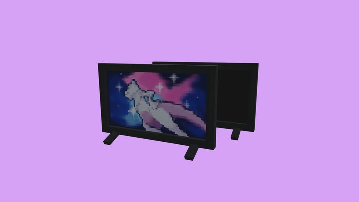 Large TV 3D Model