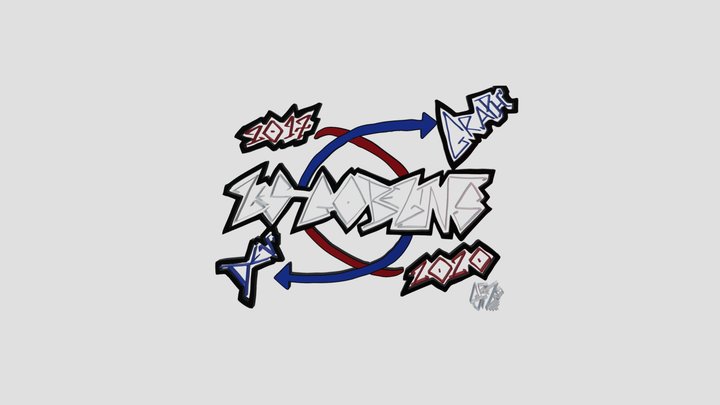 4 - Graffiti "Les Gobelins" 3D Model