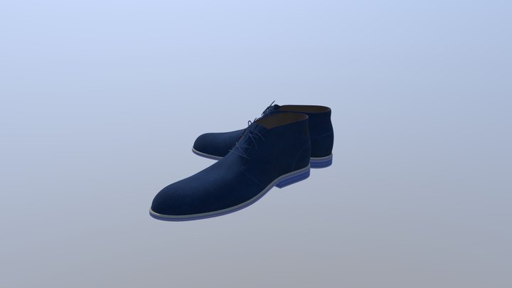 Blue Sketchfab 3D Model