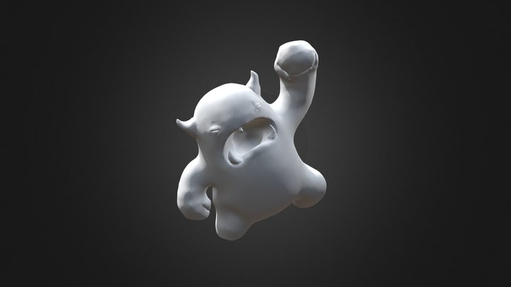 Melvin Sculpt Decimated 3D Model