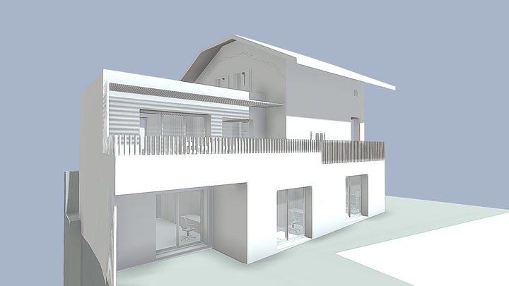 Extension d'une maison individuelle 3D Model