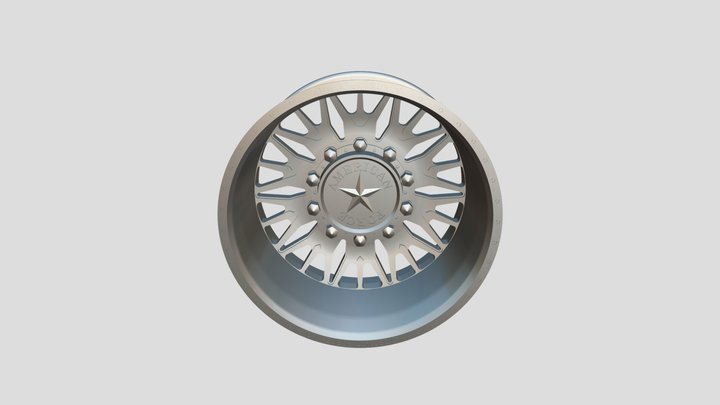 american force wheel 3D Model