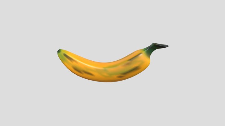 Banana2(scale In M) 3D Model