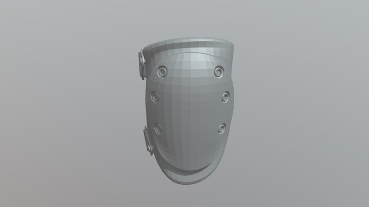 v1 blackhawk kneepads (low poly) 3D Model