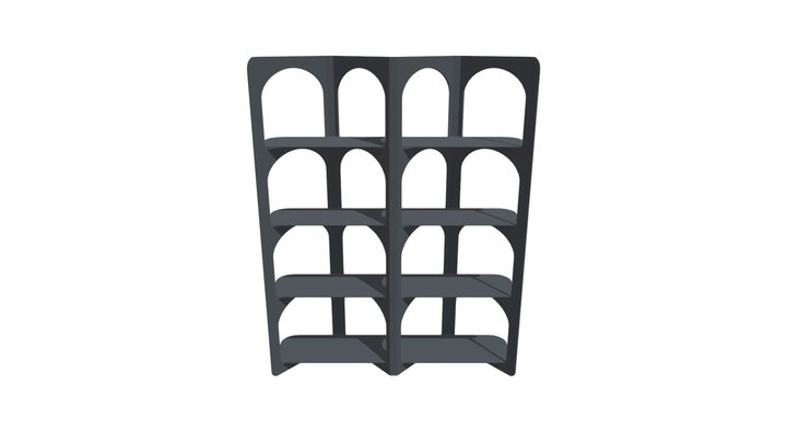 Arcus bookshelf_second-studio_ Designer I_Iacono 3D Model