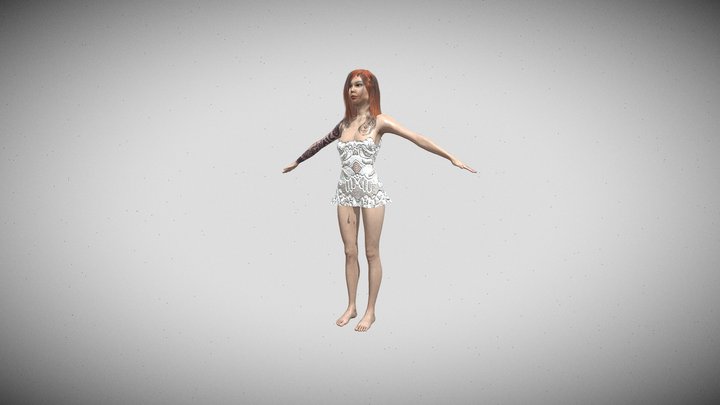 Alina 1024x1024 3D Model