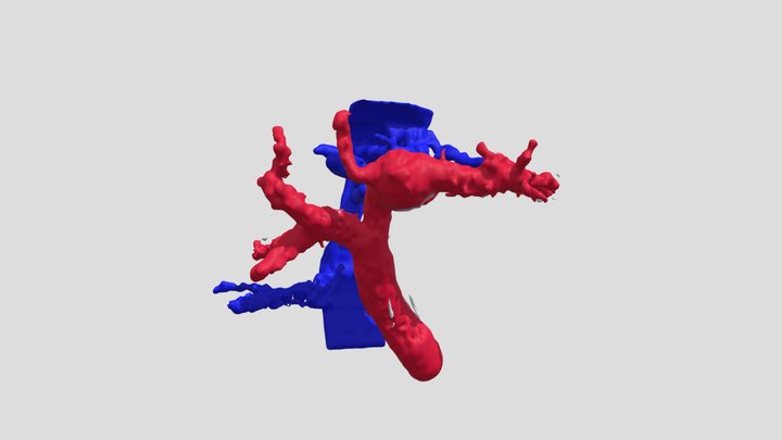 combined vertex color tips 3D Model