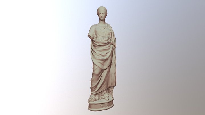 Demeter Statue 3D Model