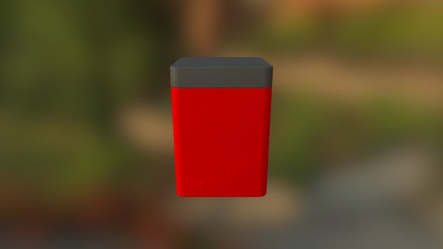 100x100x140 3D Model