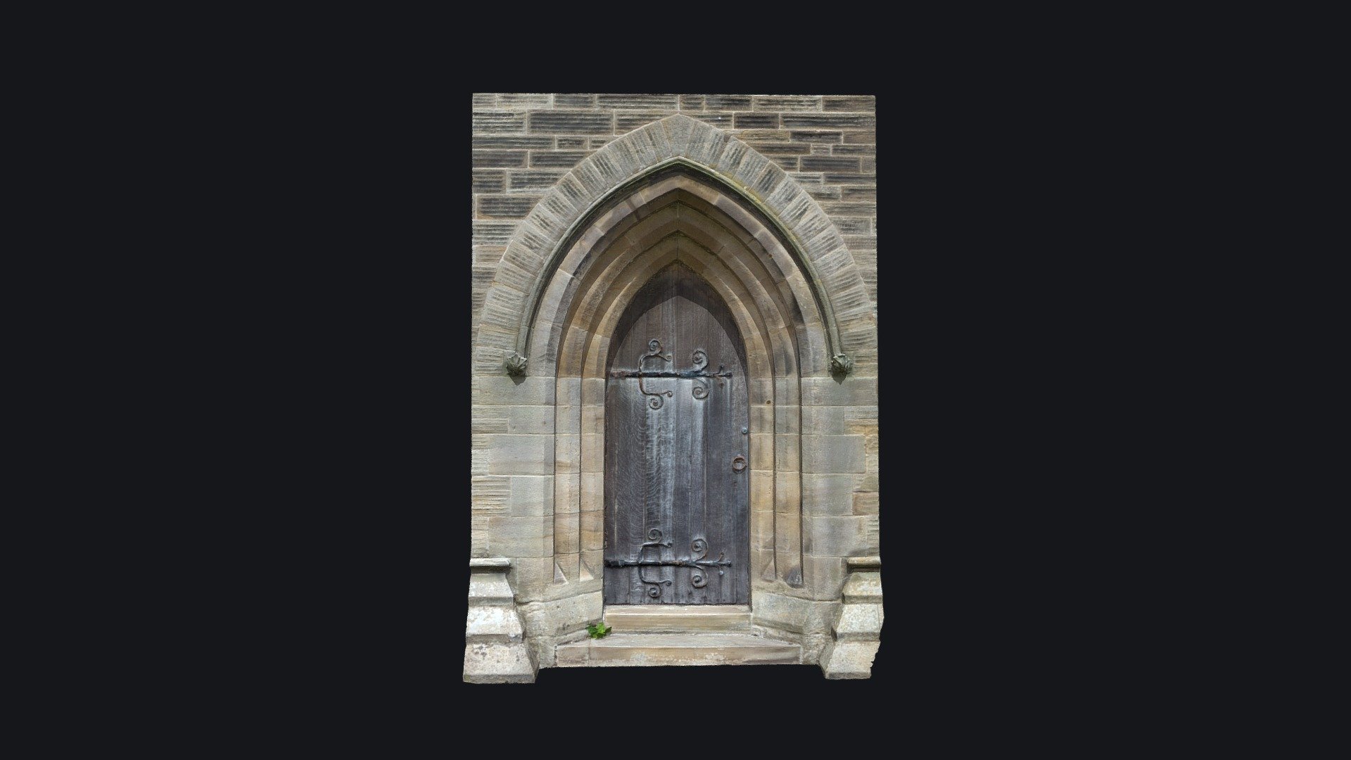Scanned Church Door