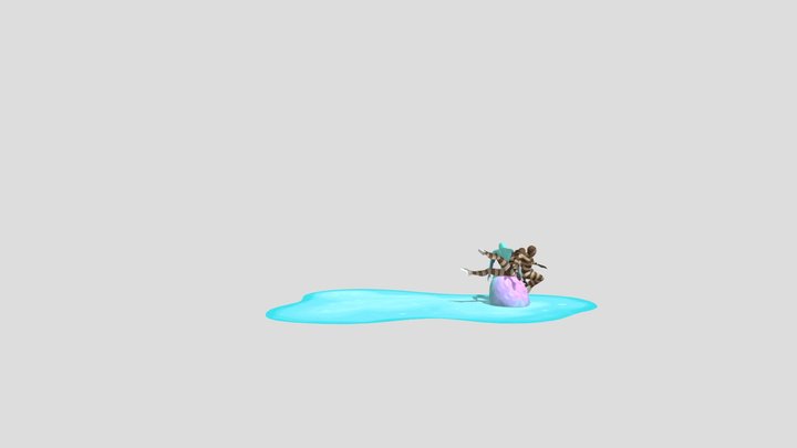 Water Hole 3D Model