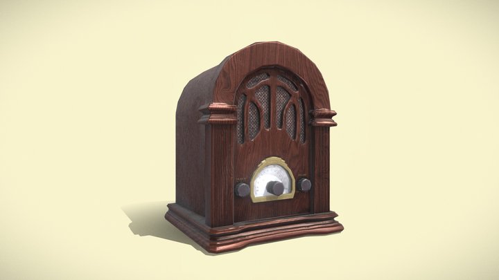 [STUDENT WORK] REALISTIC RADIO 3D Model