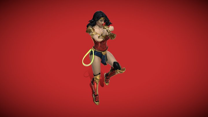 Wonder Woman 3D Model