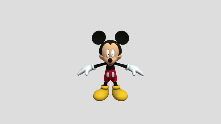 psycho mickey v2 3D Model