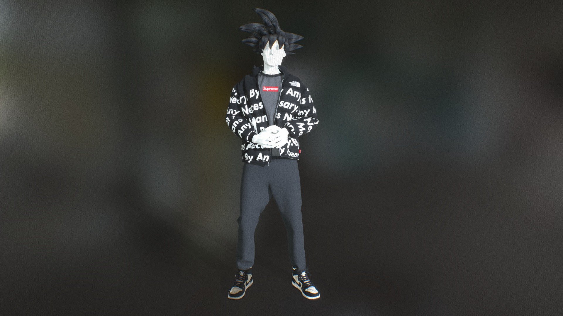 Drip goku Minecraft Skin