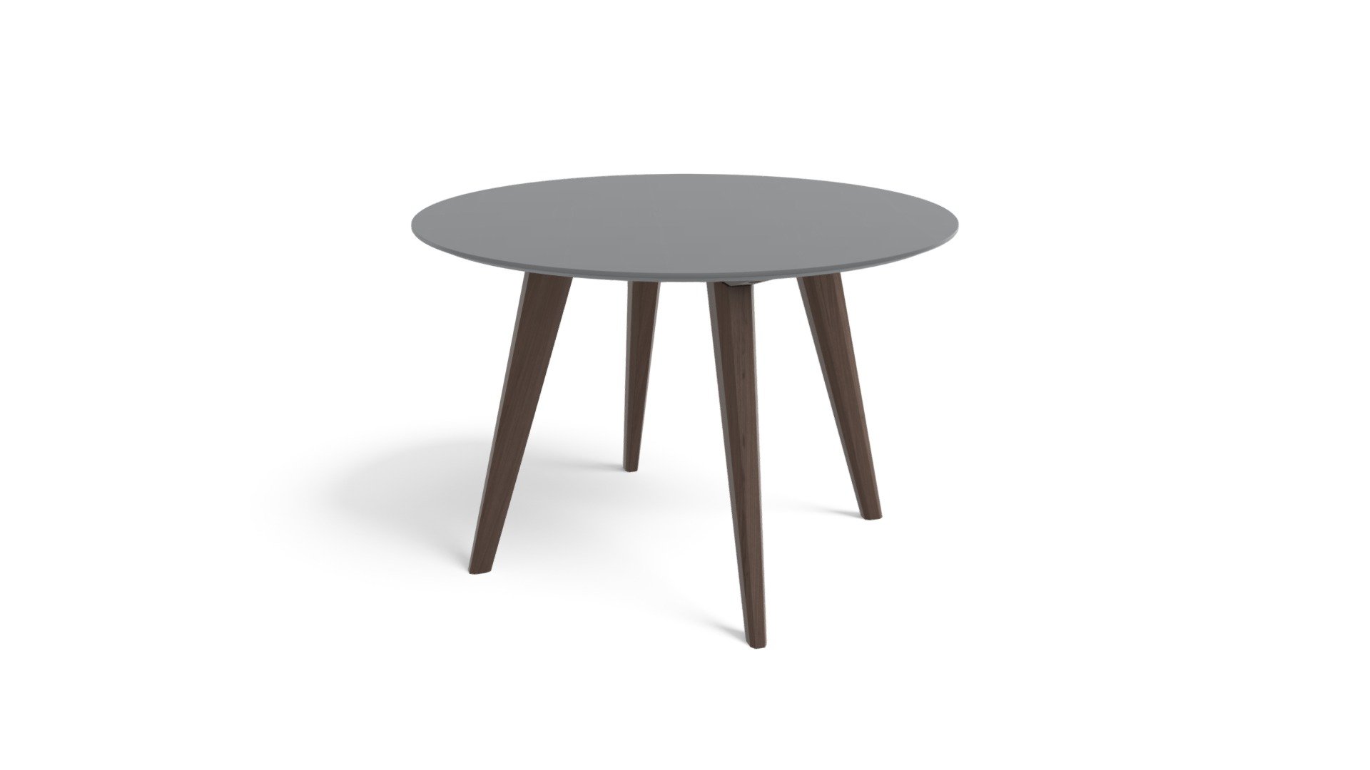 Aveiro Round Dining Table, Dark Oak and Grey