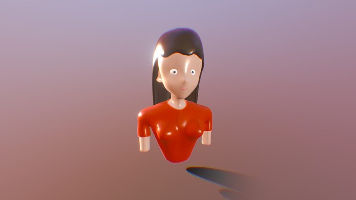 Dream girl 3D Model