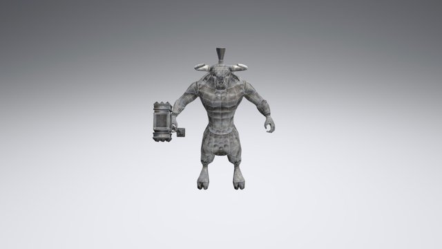 Minotauro Rock 3D Model