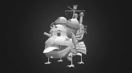 Howl's Moving Castle 3D Model
