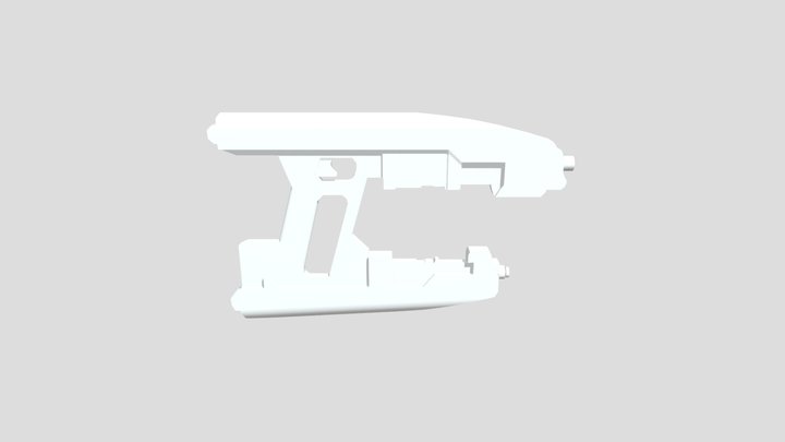 Star Lords Pistol 3D Model