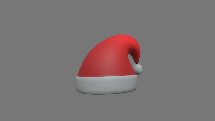 Santa Hat 3D Model