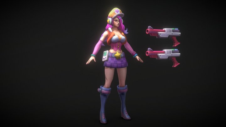 Miss Fortune (Arcade) - League Of Legends 3D Model