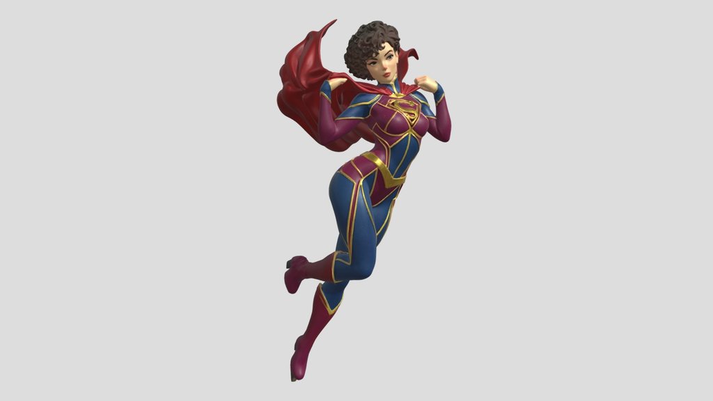 Crimson Cape Heroine