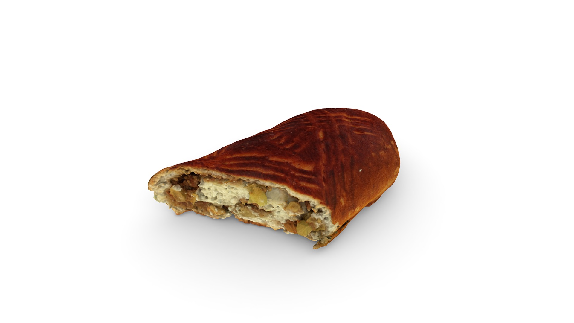 3D model Sweet Pie - This is a 3D model of the Sweet Pie. The 3D model is about a brown and white snake.