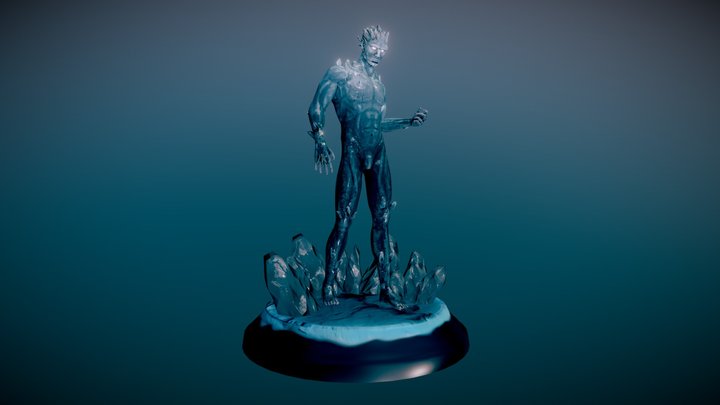 Hailstorm (Ice man) 3D Model